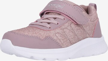 ZigZag Sneakers in Roze: voorkant