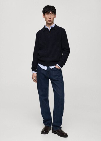 MANGO MAN Regular Jeans 'Moby' in Blau