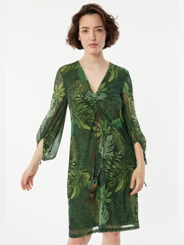 Ana Alcazar Jurk 'Ziena' in Groen: voorkant