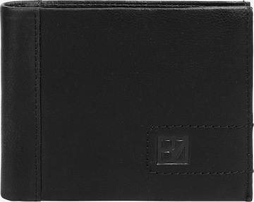 BODENSCHATZ Portemonnaie in Schwarz: Vorderseite