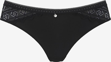 s.Oliver Damen - Strings & Tangas 'thong' in Schwarz: Vorderseite