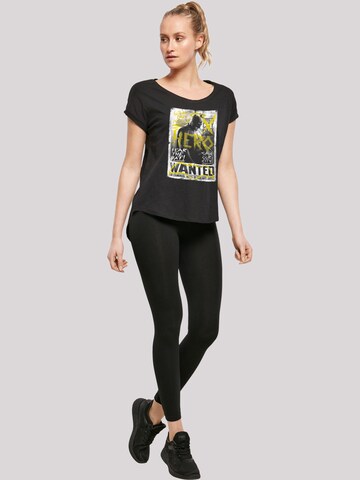 F4NT4STIC Shirt 'Batman vs Superman Wanted Poster' in Black
