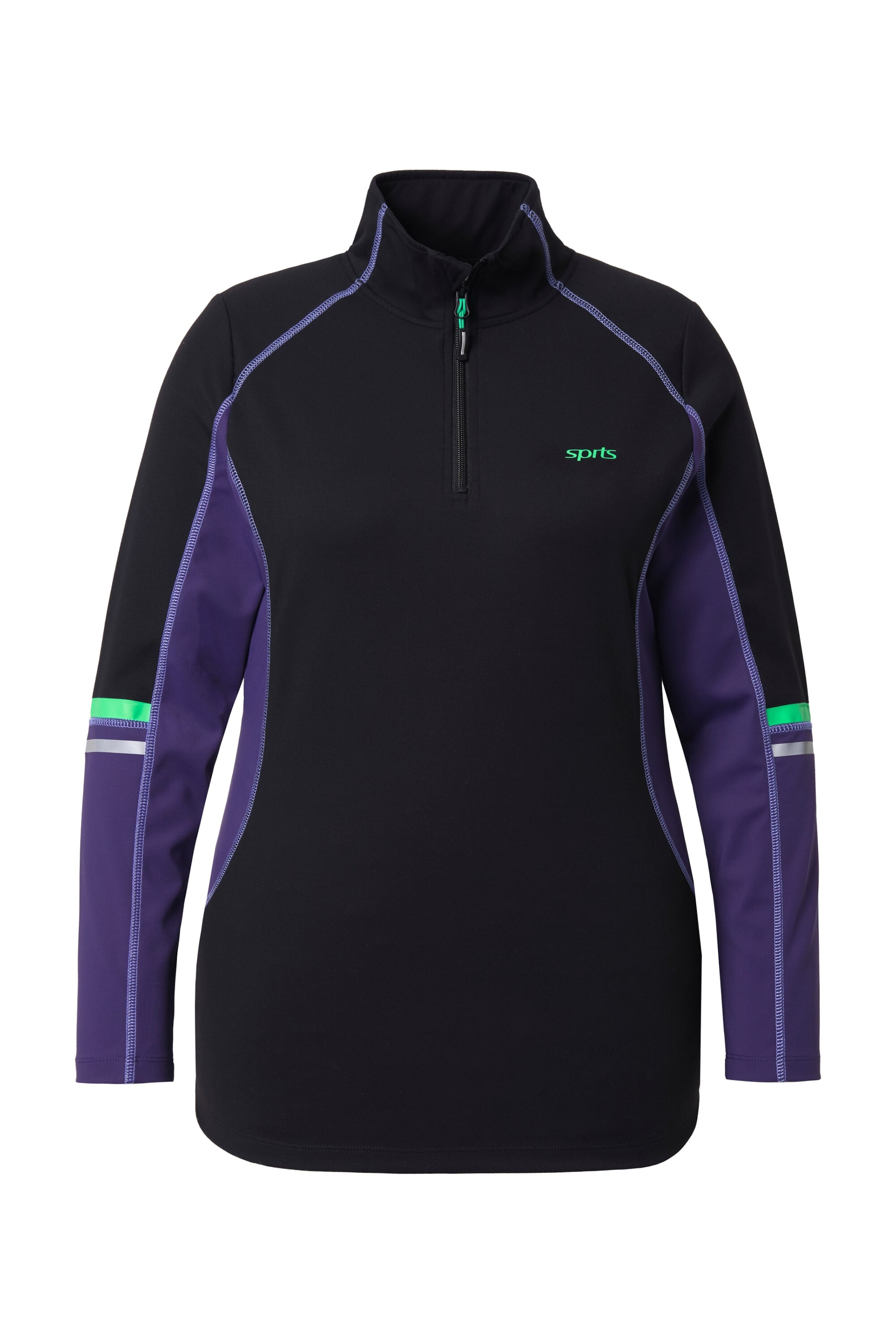 Ulla Popken Shirt in Black: front