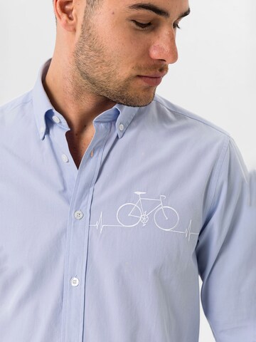 By Diess Collection Slim fit Πουκάμισο 'Oxford' σε μπλε