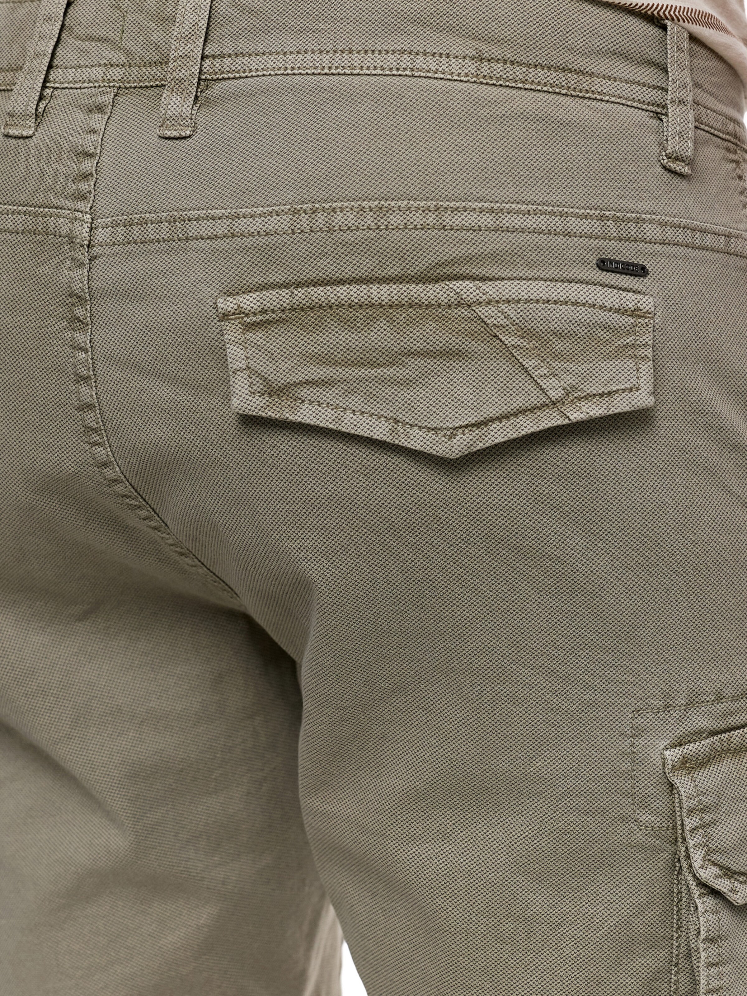 INDICODE JEANS Regular Shorts in Grau