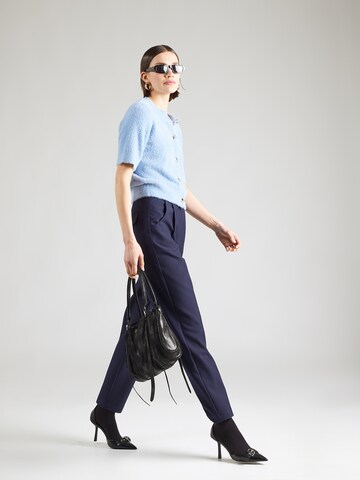 ABOUT YOU Loosefit Veckad byxa 'Senta' i blå