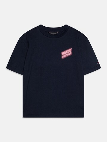 TOMMY HILFIGER Weste 'Neon Graphic Junior' in Blau: Vorderseite