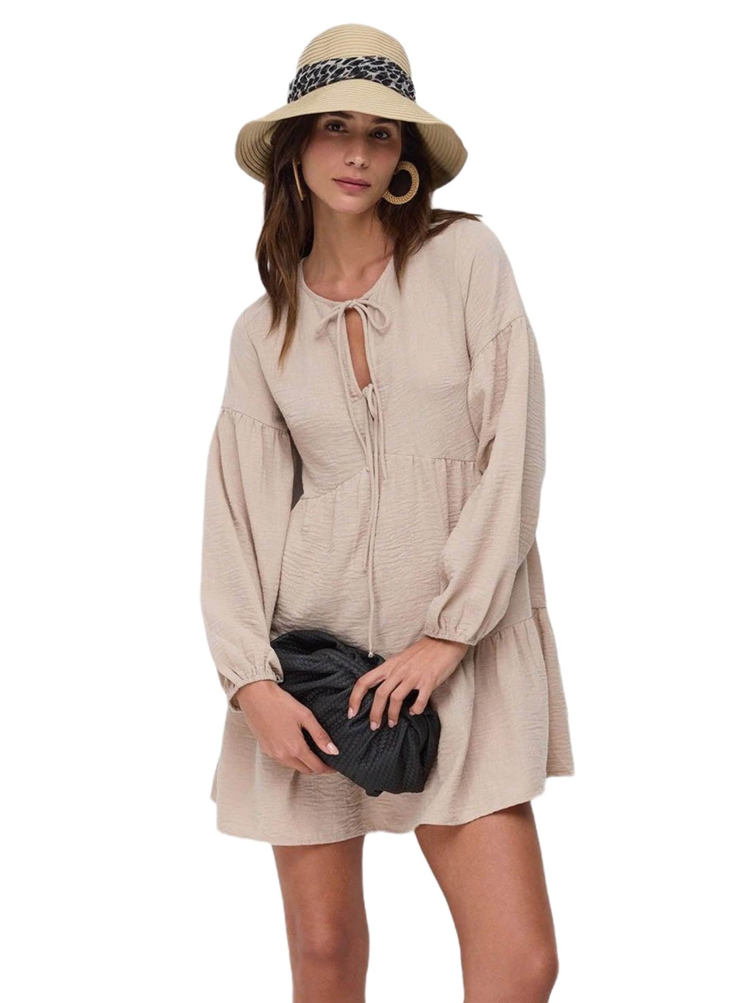 No Matter What Robe en 36 en beige, Vue avec produit
