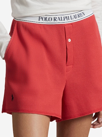 Pantalon de pyjama Polo Ralph Lauren en rouge : devant