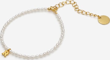 Bracelet 'Bracelet Rime initiale' LA MAISON GISEL B. en blanc : devant