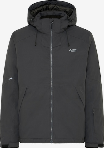 North Bend - Chaqueta de montaña ' NBOcta M 10.000 mit wasserdichter Beschichtung ' en gris: frente