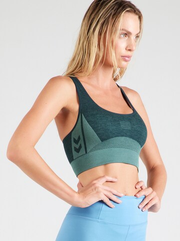 Hummel Bralette Sports top in Green: front