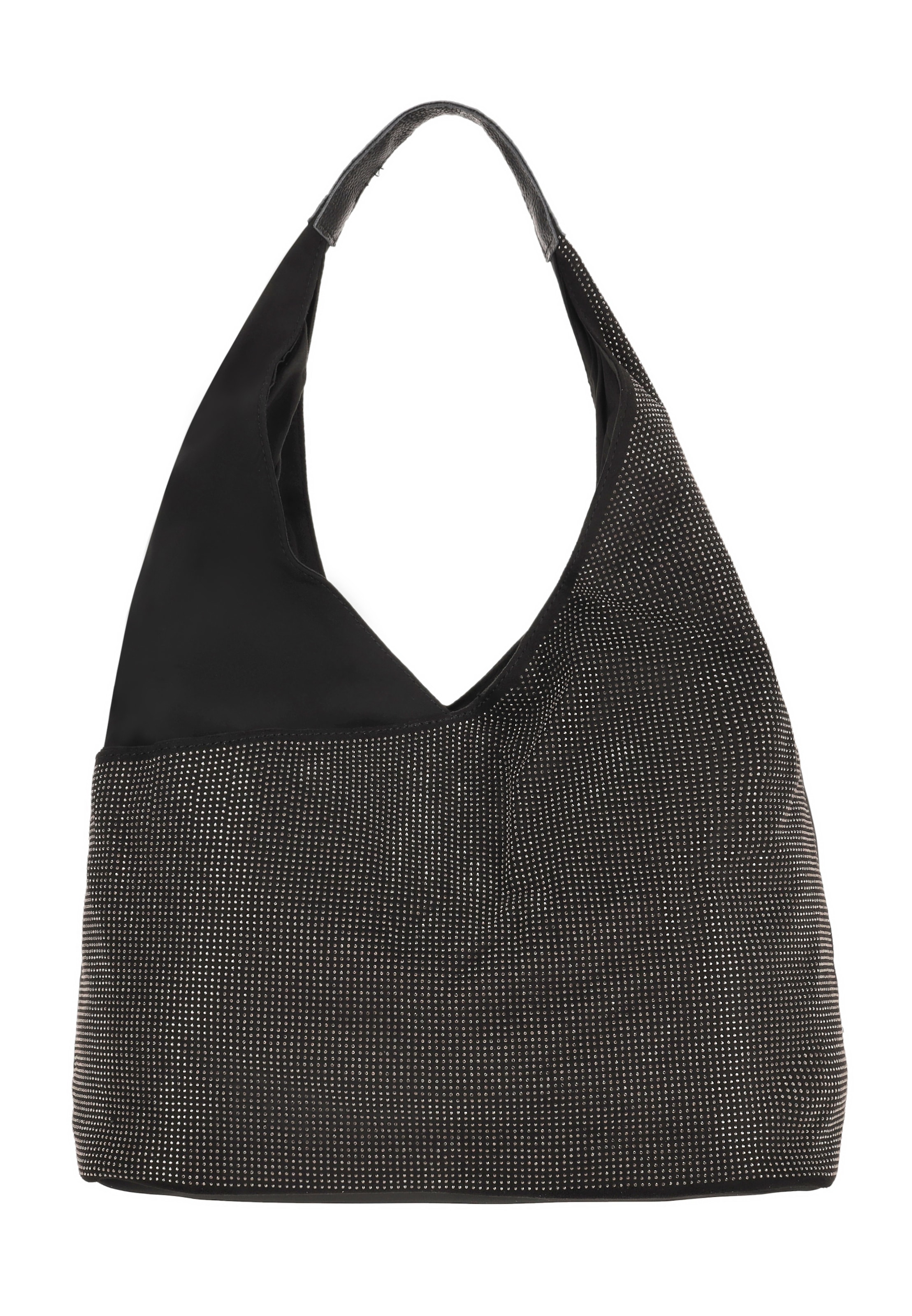 faina - Mala de ombro em preto: frente