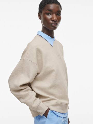 Sweat-shirt ROUGE EDIT en beige