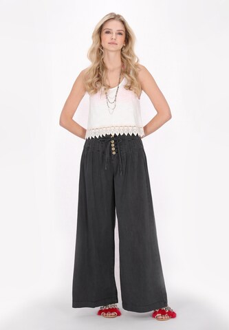 IZIA - Loosefit Pantalón en negro