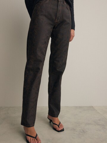 regular Jeans di Next in marrone: frontale