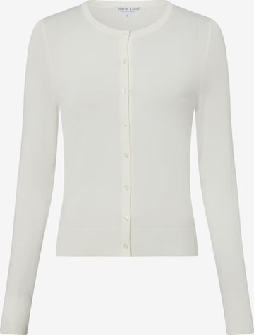 Cardigan Marie Lund en blanc : devant