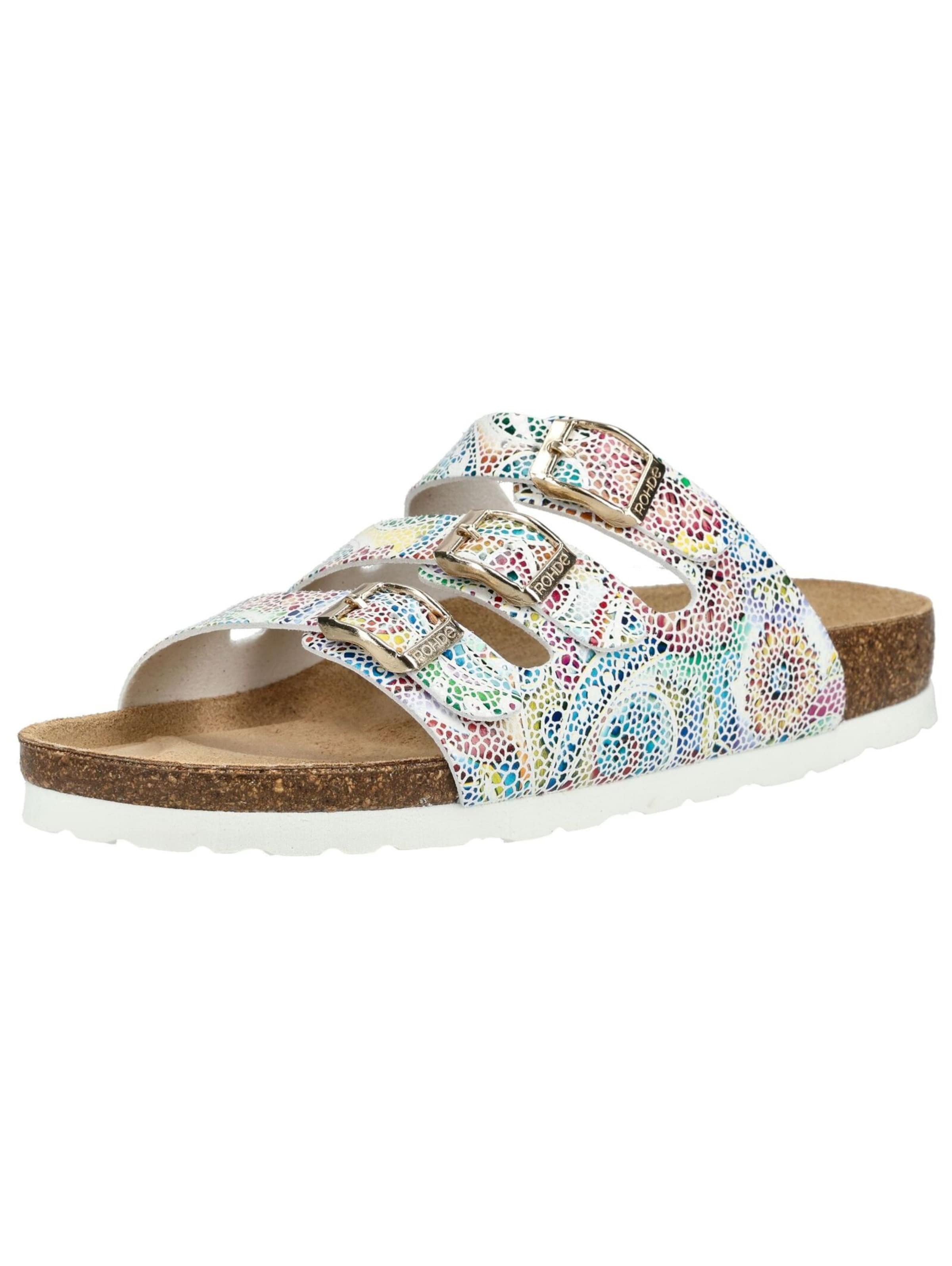 Mule ROHDE en mélange de couleurs : devant