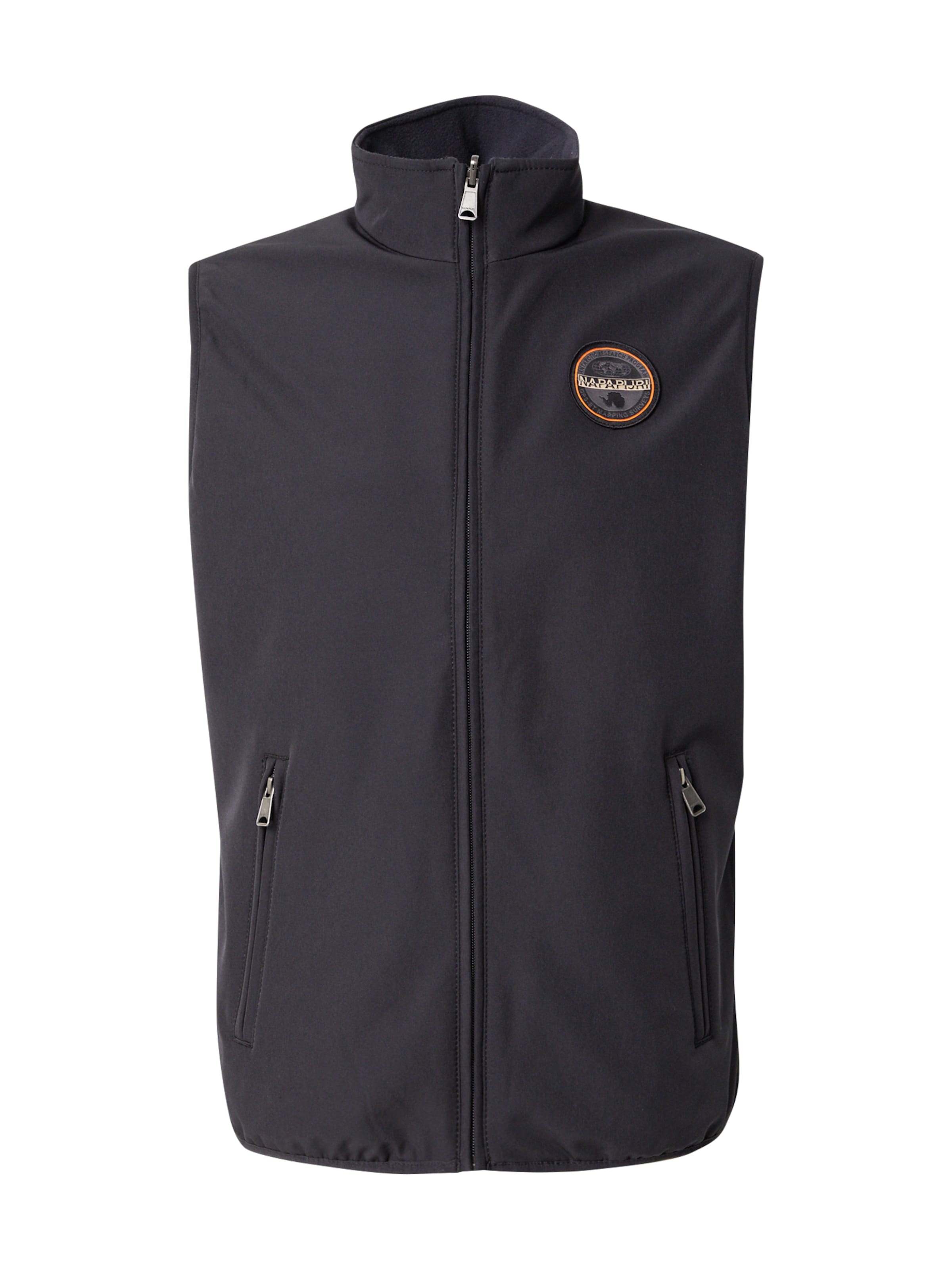 NAPAPIJRI Vest 'ACES' in Black: front