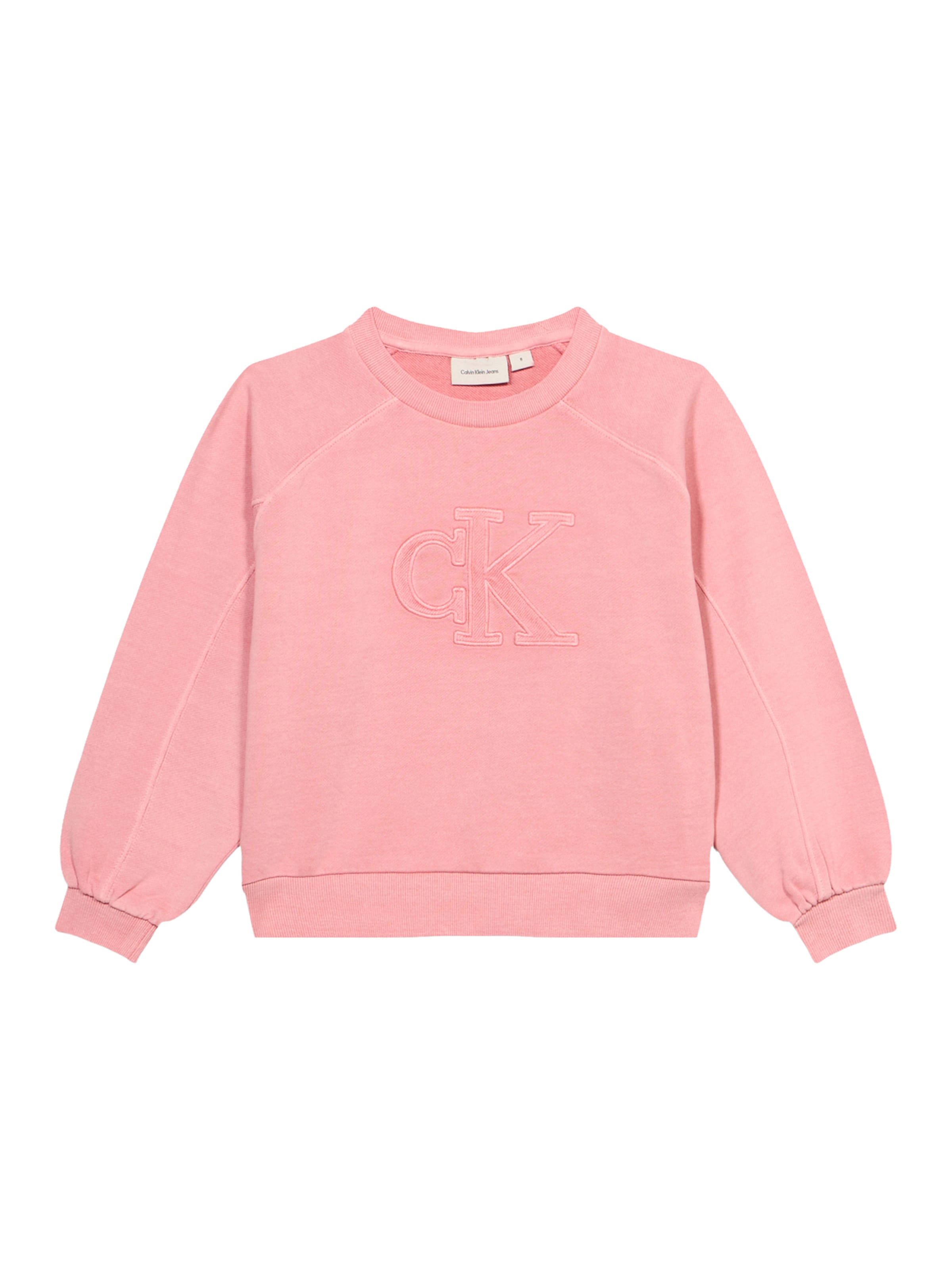 Felpa di Calvin Klein Jeans in rosa: frontale