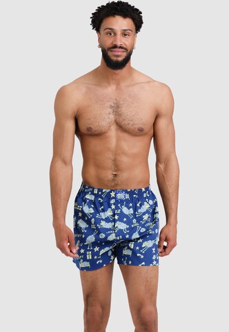 Lousy Livin Boxershorts 'Sheep & Yoga' in Blau