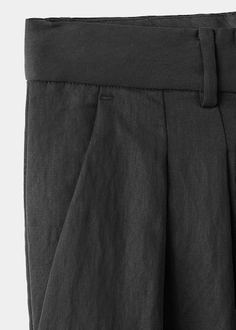 MANGO Wide Leg Hose 'Marga' in Schwarz