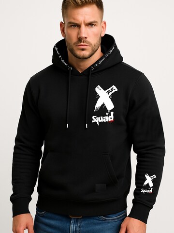 RMK Sweater 'X Squad' in Black: front