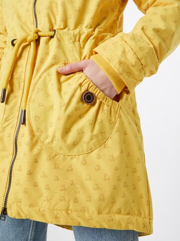 Parka mi-saison 'Charlotte' Alife and Kickin en jaune