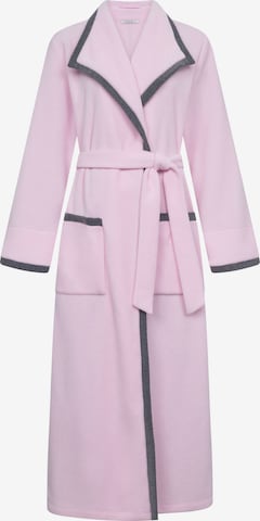 FÉRAUD PARIS Short Bathrobe ' High Class ' in Grey: front