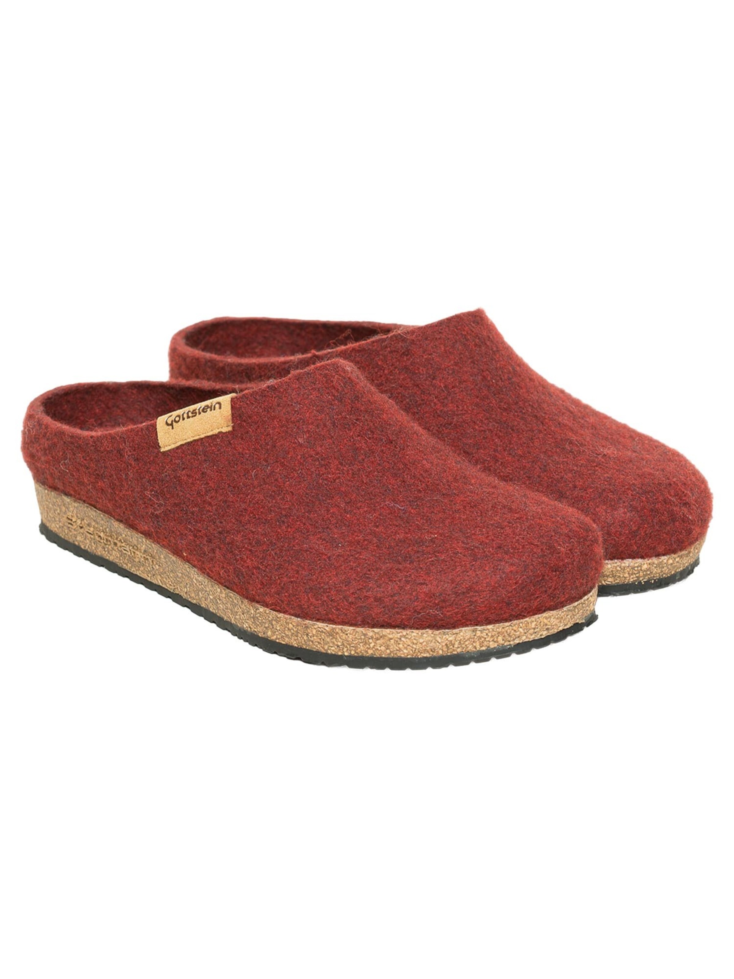 Stegmann Clogs 'RE Filz'‌‌‌‌‌‌‌‌ in Rot