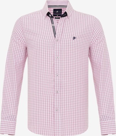 DENIM CULTURE Chemise 'TONEY' en rose / blanc, Vue avec produit