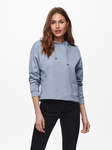 ONLY Sweatshirt 'Dreamer' in Blue: front