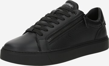 Sneaker bassa di Calvin Klein in nero: frontale