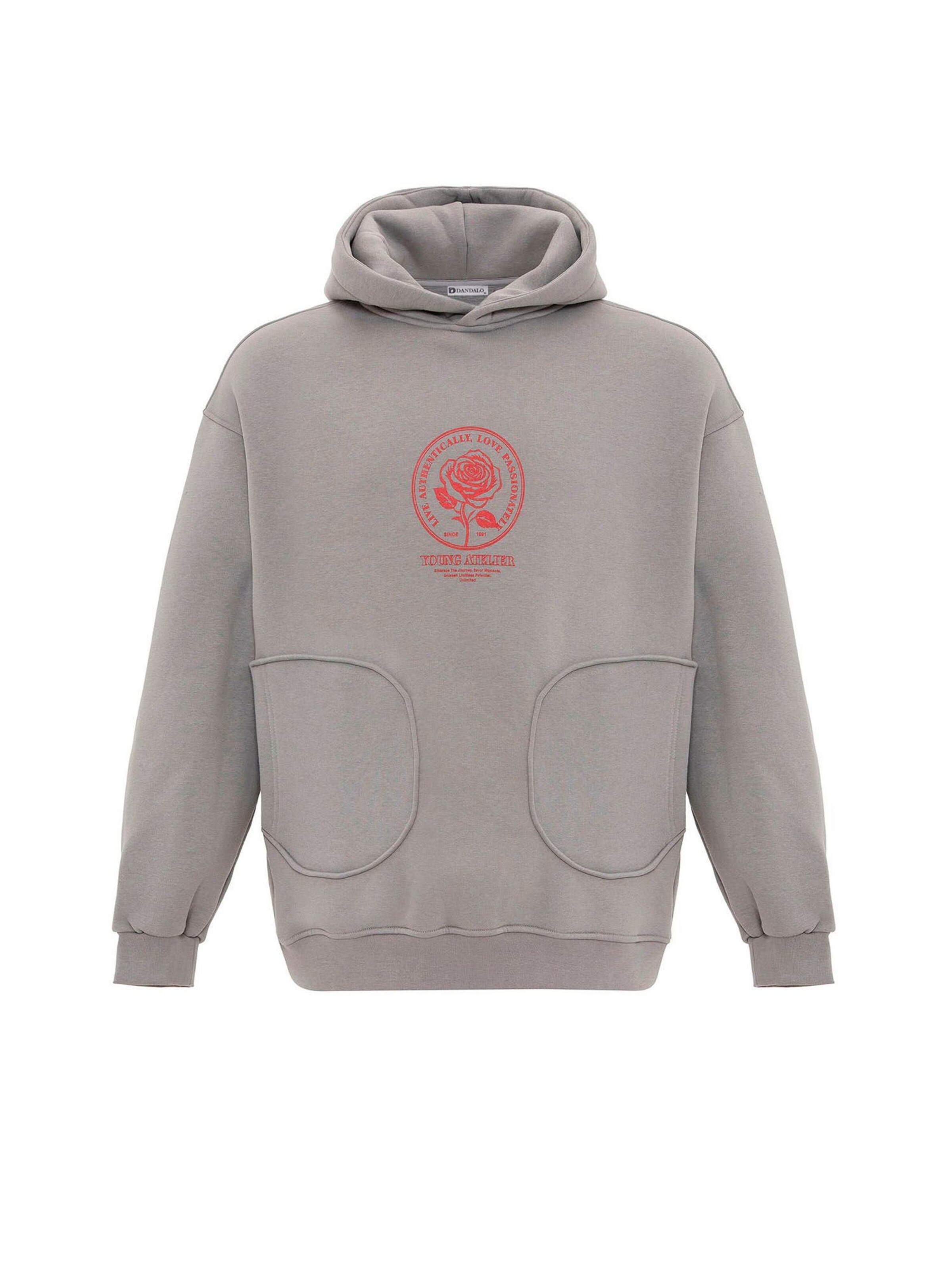 Dandalo Mikina – šedá: přední strana