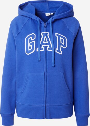 GAP Sweatvest in Blauw: voorkant