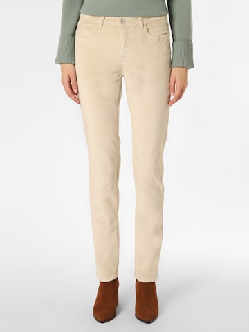 BRAX Slimfit Broek 'MARY' in Beige: voorkant