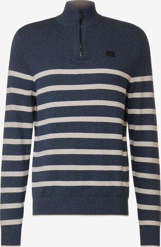 Street One MEN Sweater in Blue: front