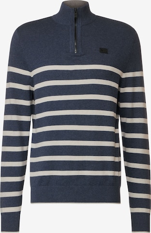 Street One MEN Sweater in Blue: front