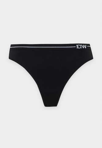 ICANIWILL - Calzoncillo deportivo 'Everyday' en negro: frente