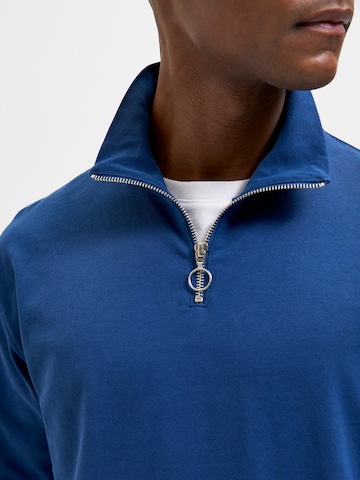 Sweat-shirt 'PAWLEY' SELECTED HOMME en bleu