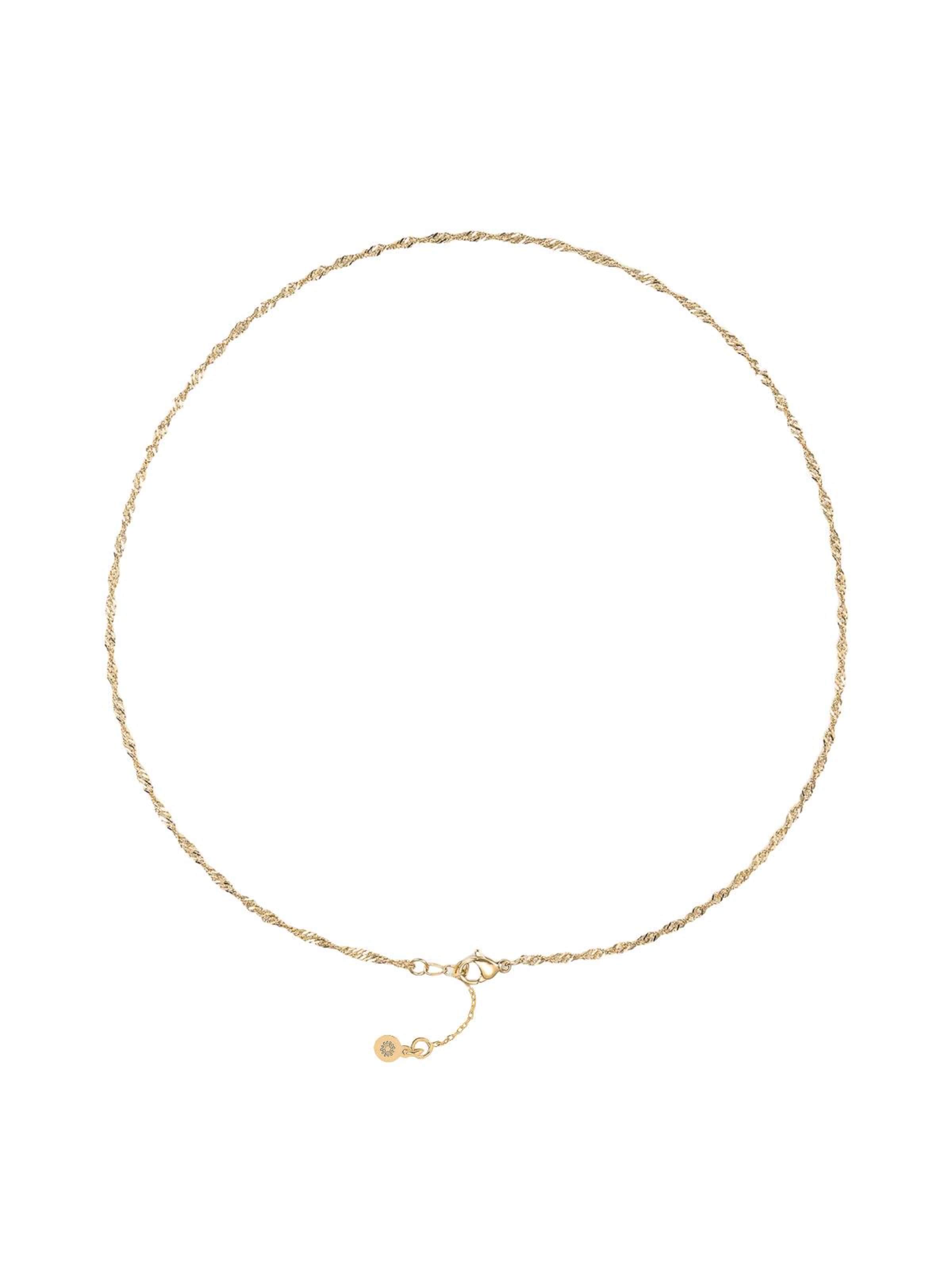 Einzelstück Kette 'Singapur'‌‌‌ in gold, Produktansicht