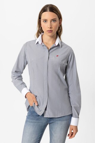 Camicia da donna 'OLIVIA' di DENIM CULTURE in grigio: frontale