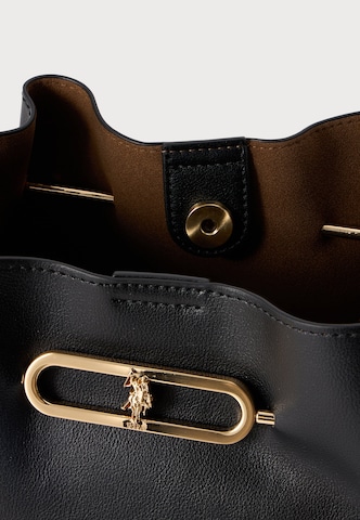 U.S. POLO ASSN. Vrečasta torba 'AYTOUNHILL' | črna barva: zgoraj