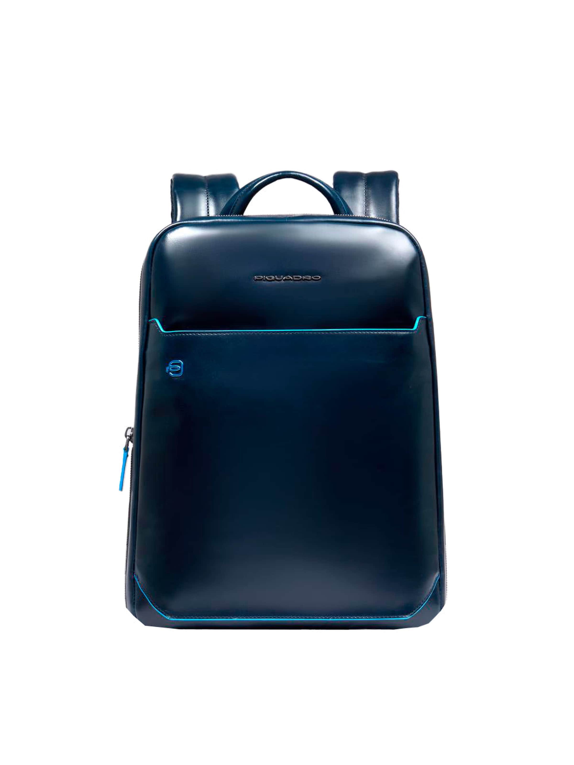 Piquadro Rugzak in Blauw: voorkant