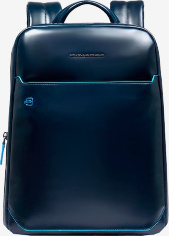 Piquadro Rugzak in Blauw: voorkant