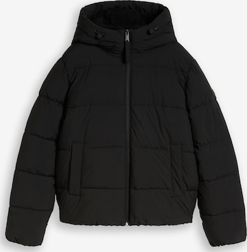 TOM TAILOR DENIM Talvejope, värv must: eest vaates