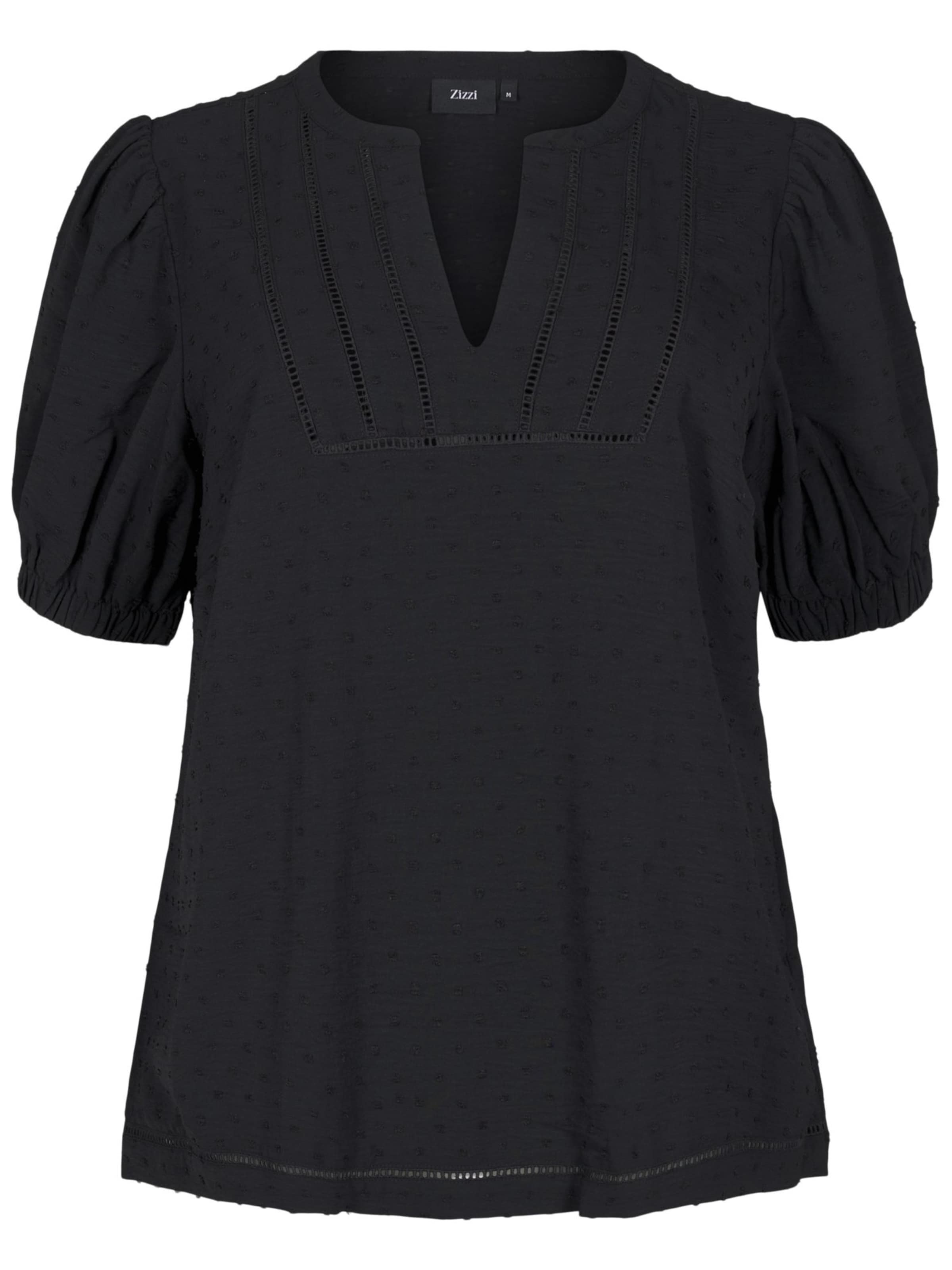 Zizzi Блузка 'MLISSA' в Черный: спереди