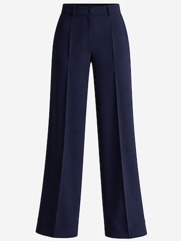 Il Lanificio Wide Leg Hose‌‌ in Blau: Vorderseite