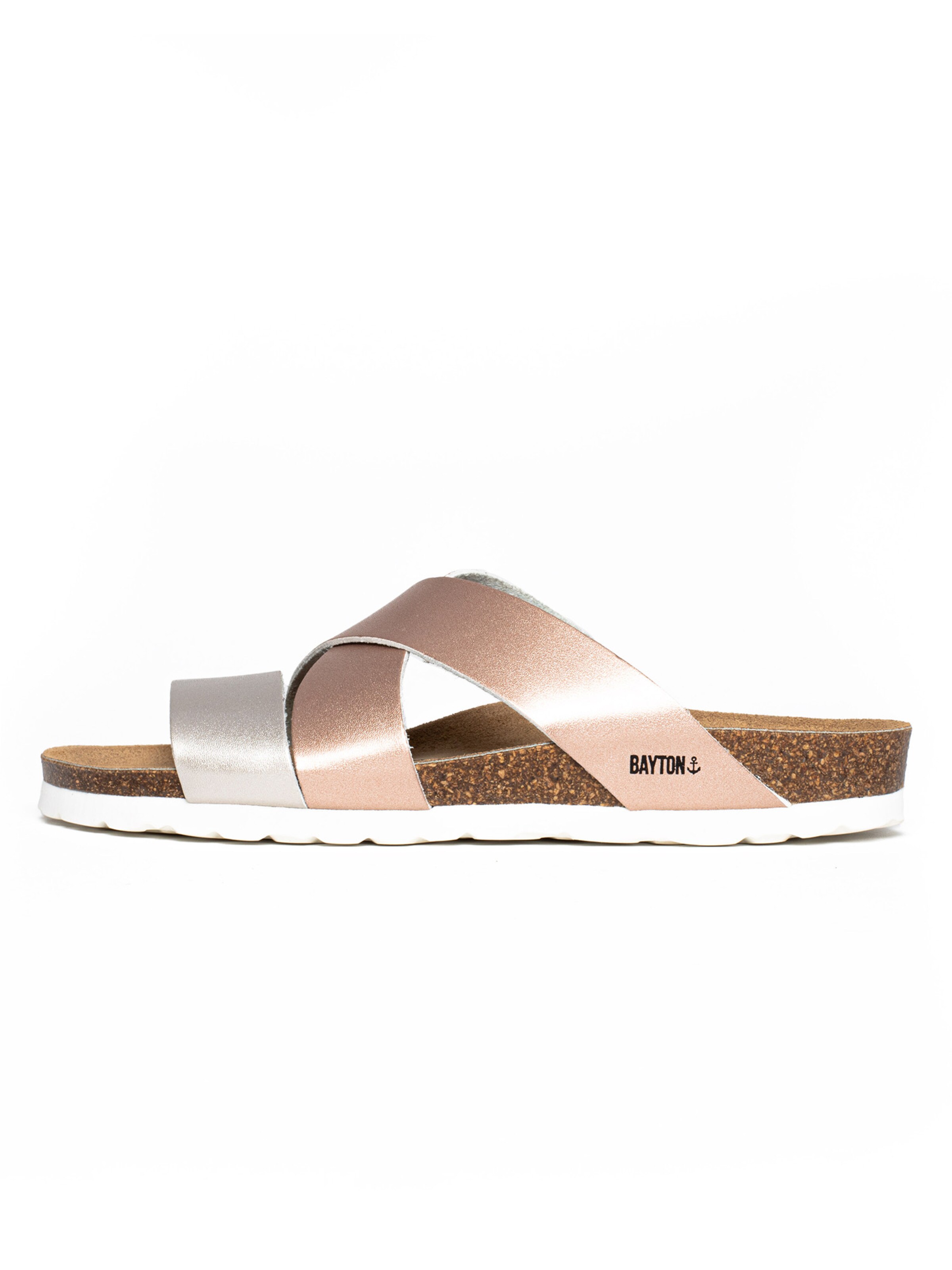 Bayton Mule in Brown: front