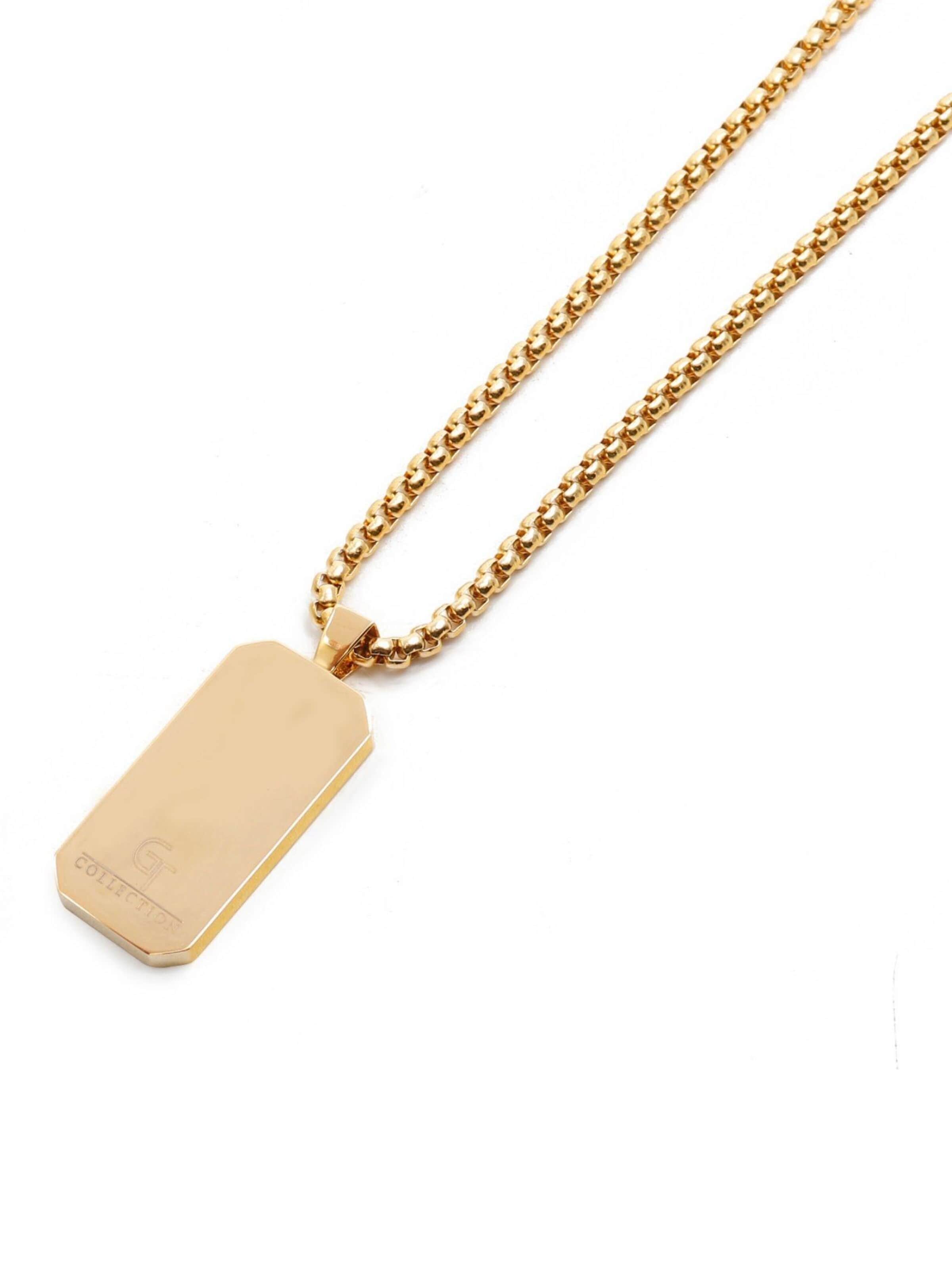 GT Collection Ketting 'Rectangle' in Blauw